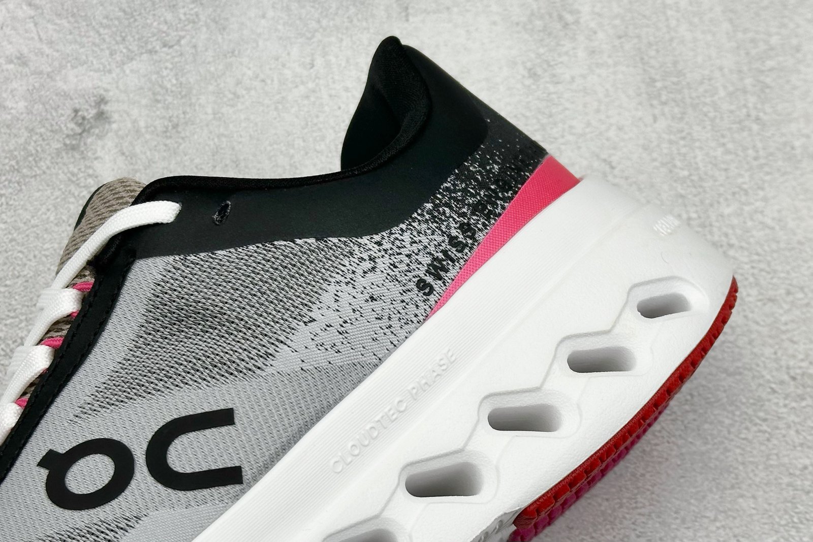 ON Cloudmonster White/Black/Red - Sneakers - Image 9