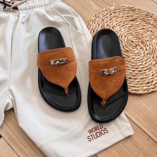 HM Izmir Sandals Brown Suede - Sandals