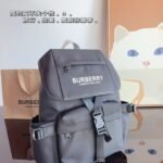 BBR Rucksack Black Nylon – Zaino – Cuoio
