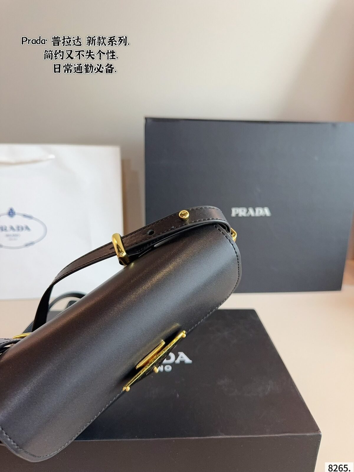 PR Cleo Black Leather – Bag — 8