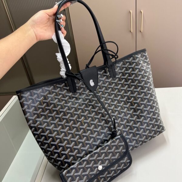 GYD Saint Louis PM Black GYDine Canvas - Bag