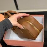 MIU Bowling Bag Brown Leather – Bag