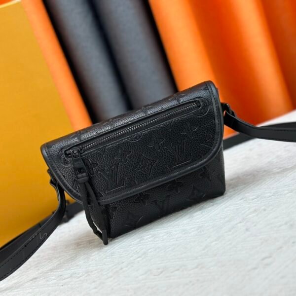 LV Utility Crossbody Black Monogram Empreinte Leather - Bag