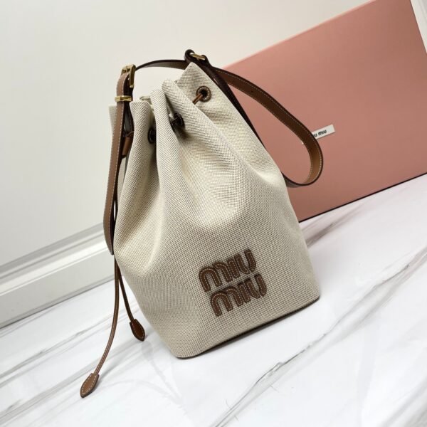 MIU Wander Bucket Bag Canvas - Bag