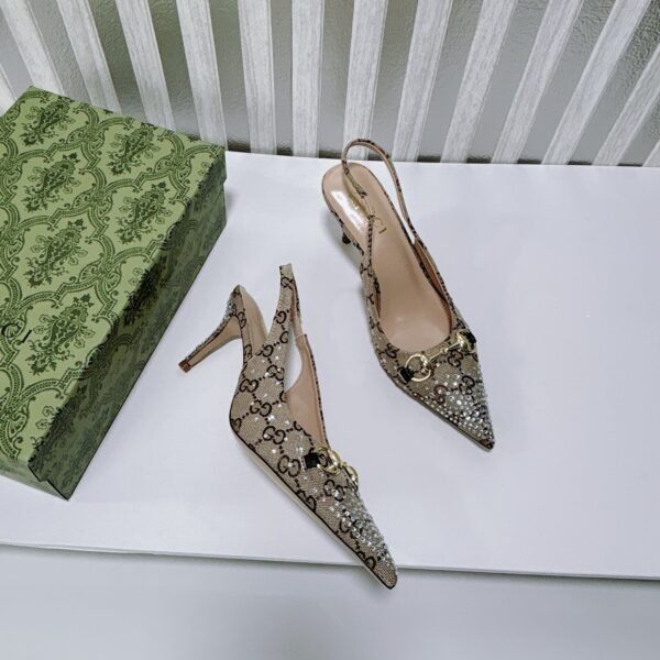 GG Slingback Crystal GG - Heels