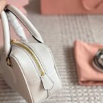 MIU Bowling Bag White Leather – Borsa