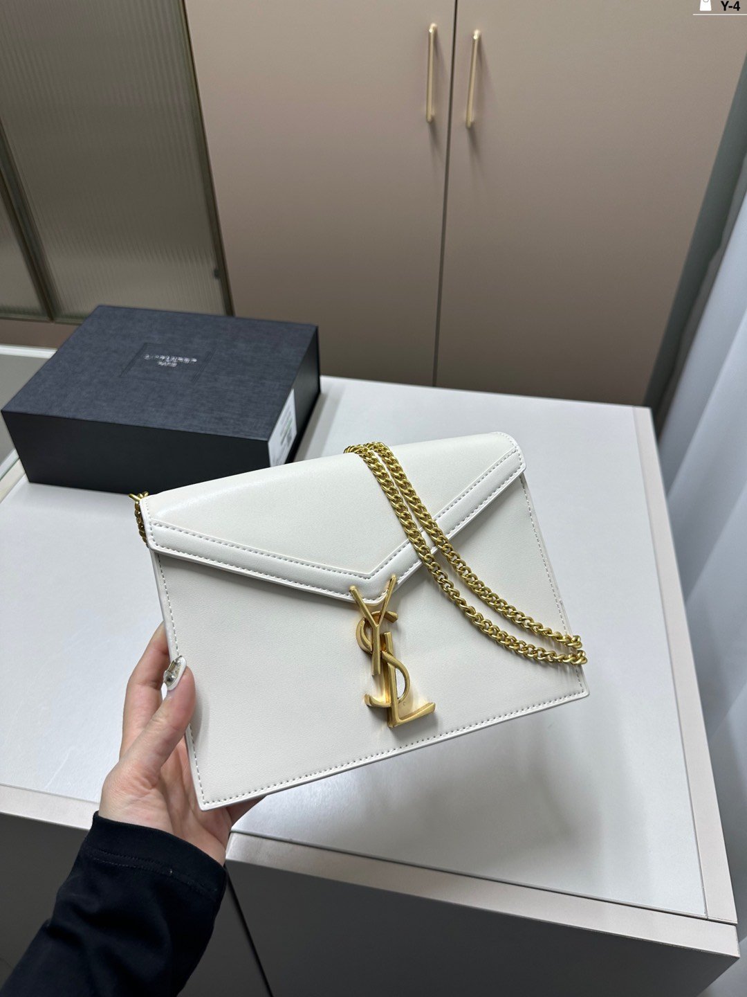 YSL Kate White/Black Leather - Bag