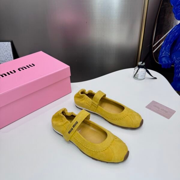 MIU Mary Jane Ballerina Flats - Shoes