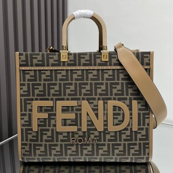 FD Sunshine Shopper Medium FF Canvas - Bag