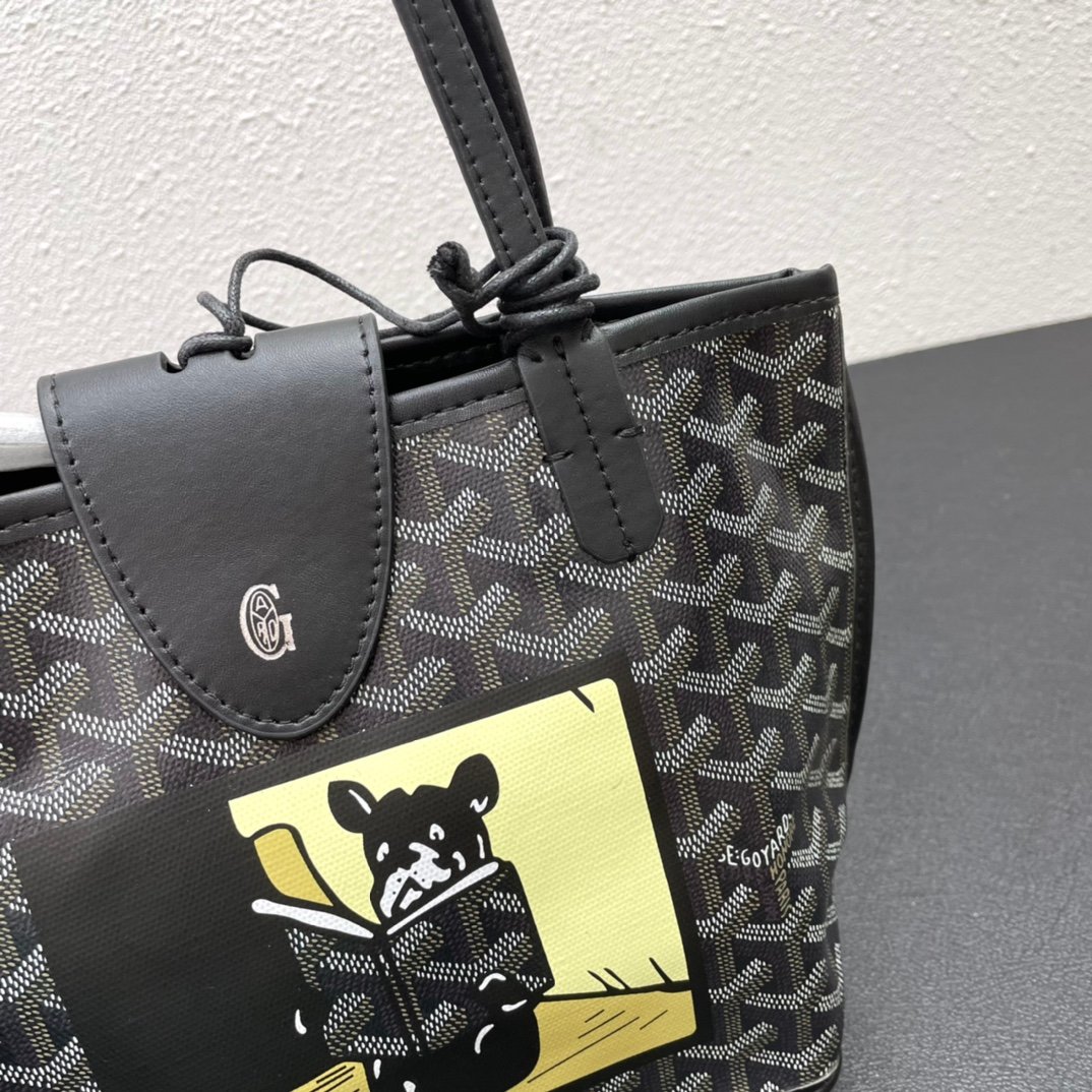 GYD Anjou Mini Black Monogram - Bag - Image 4