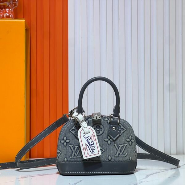 LV Alma BB Denim Monogram - Bag