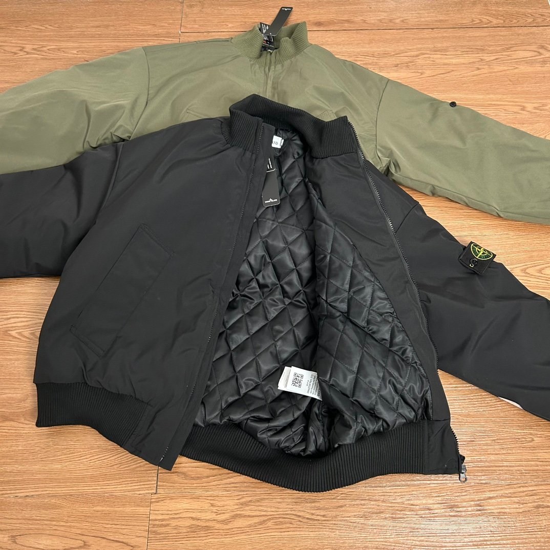 SI Ghost Piece Bomber Jacket Black/Olive - Jacket - Image 7