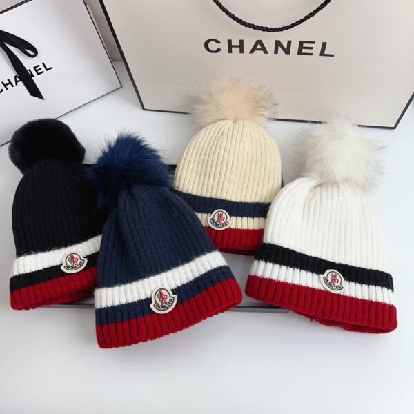 MCL Pom Pom Beanie Multicolor Wool - Hat
