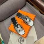HM Oran Sandals Silver Leather – Sandals