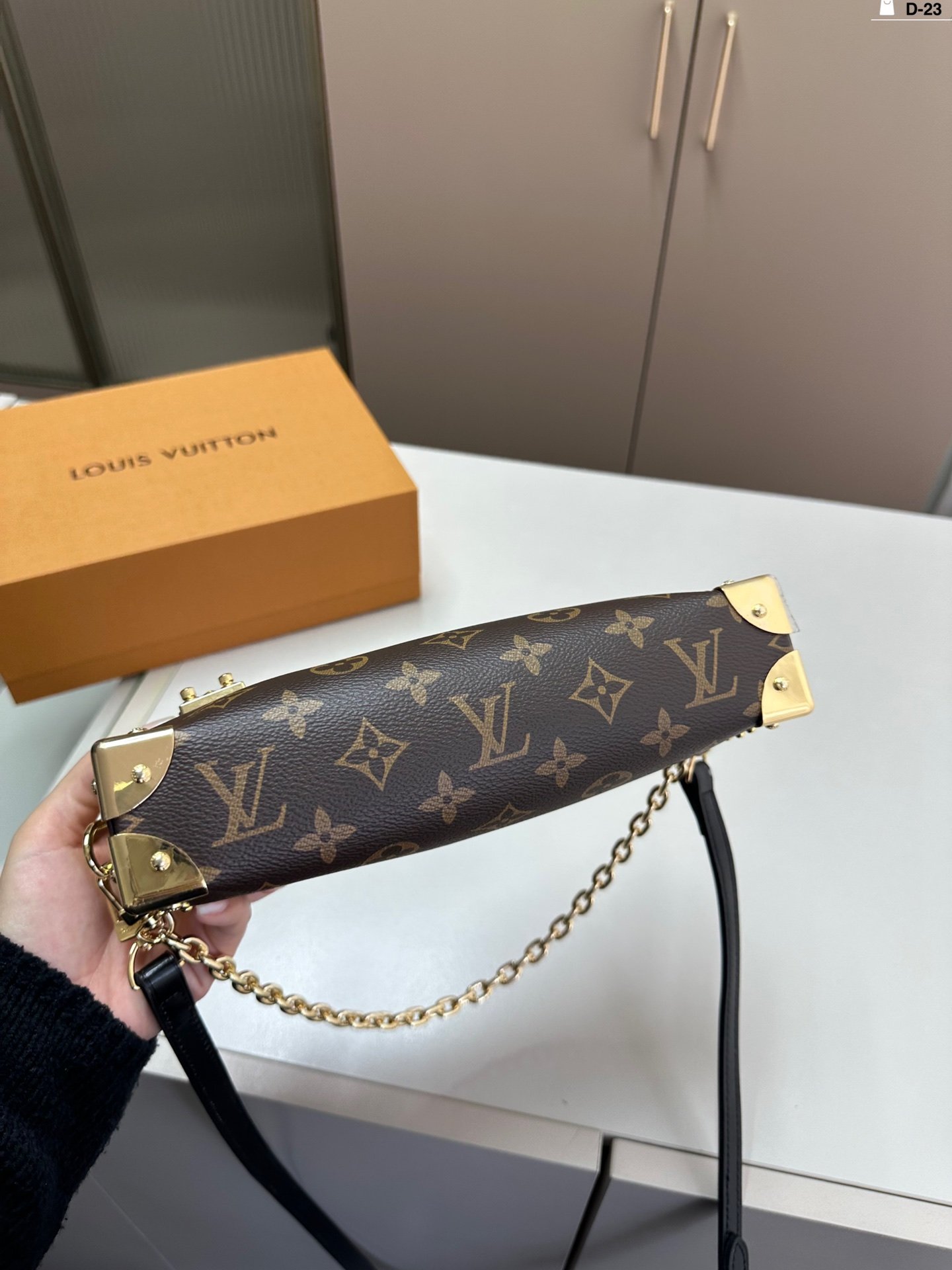 LV Petite Malle Monogram - Bag - Image 4