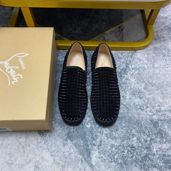 CL Rollerboy Spikes Black Suede - Shoes