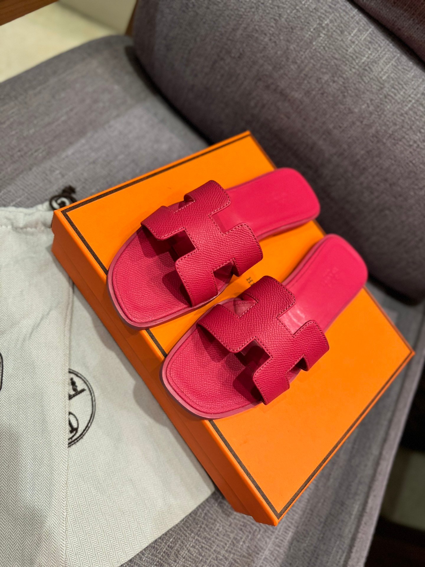 HM Oran Sandals Pink Leather - Sandals - Image 2