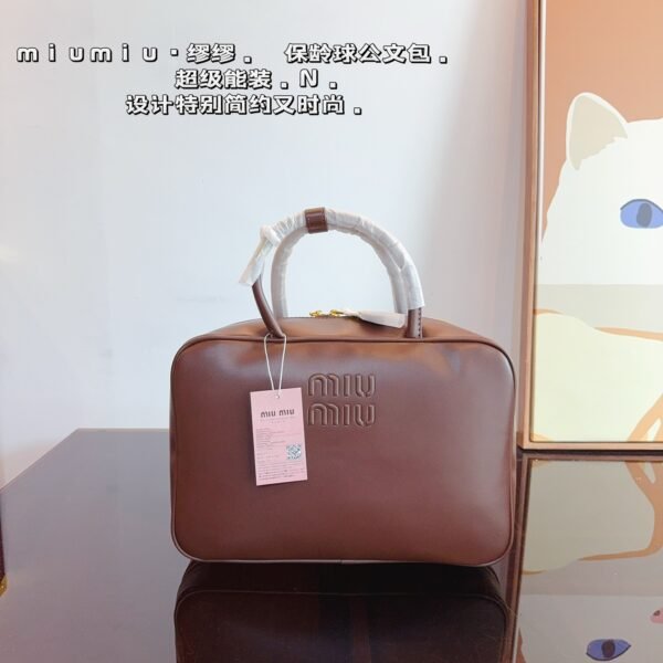 MIU Bowling Bag Leather - Bag
