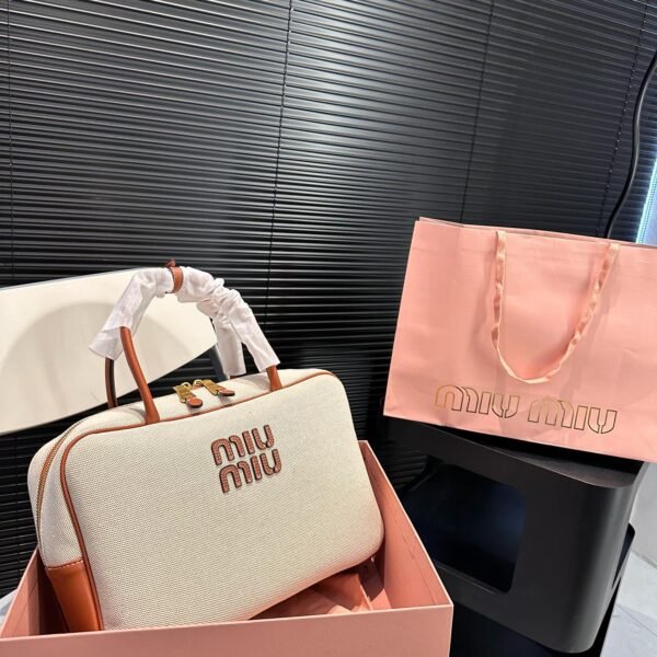 MIU Matelassé Bowling Bag - Bag