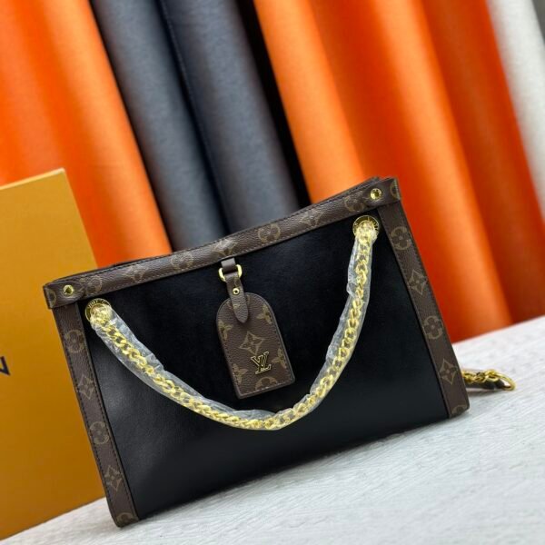 LV OnTheGo PM Monogram/Black Leather - Bag