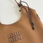 MIU Logo Tote Cowhide – Bag