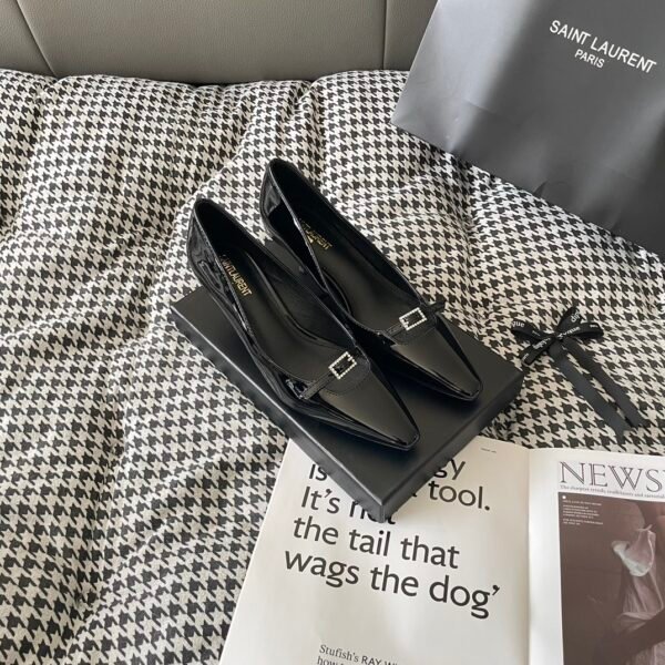 YSL Opyum Patent Leather Pumps - Heels