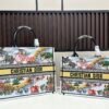 CD Book Tote Cannes Large Embroidered Canvas - Bag