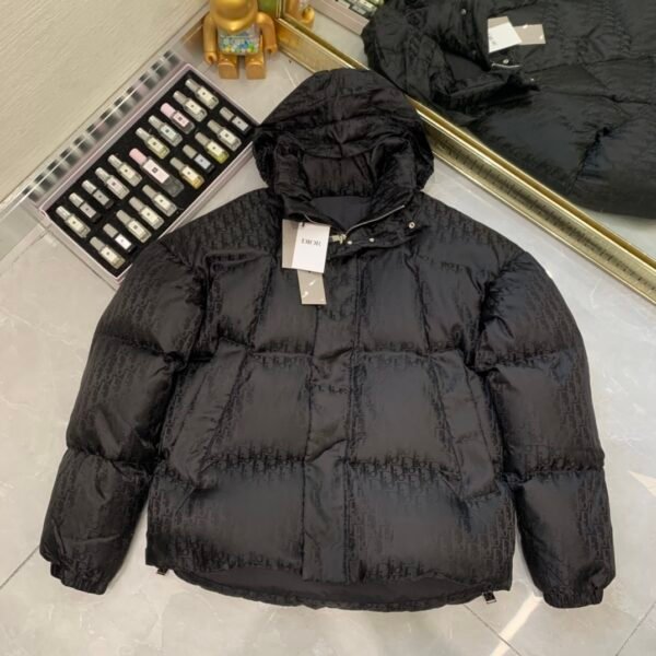 CD CD Oblique Puffer Jacket Black - Jacket