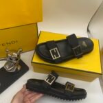 FD FF Logo Double Strap Sandals – Sandals