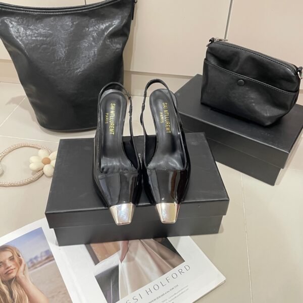 YSL Opyum Slingback Pumps - Heels