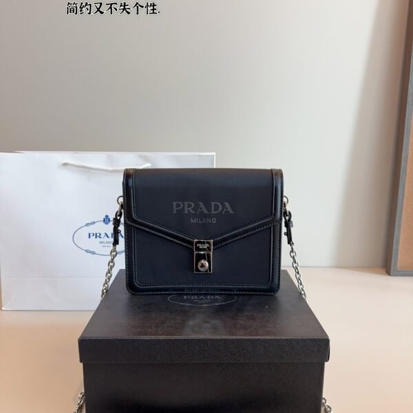 PR Diagramme Black Leather - Bag