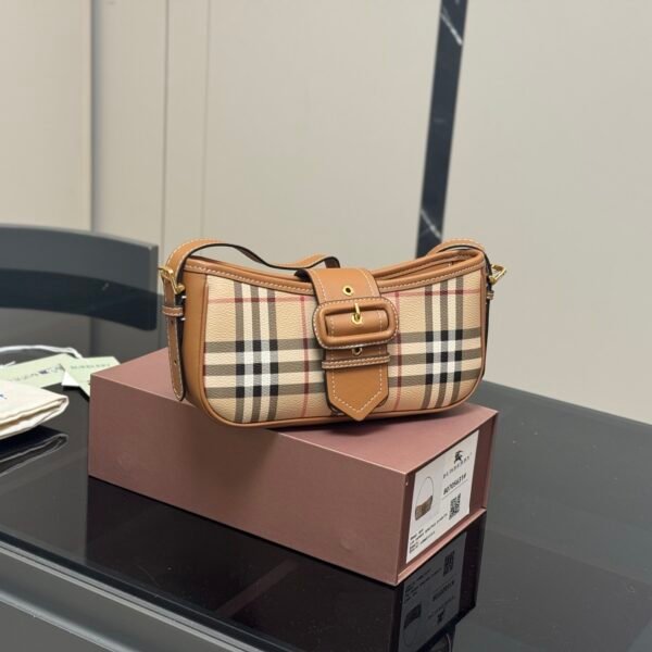 BBR Vintage Check Lola Beige Check Canvas - Bag