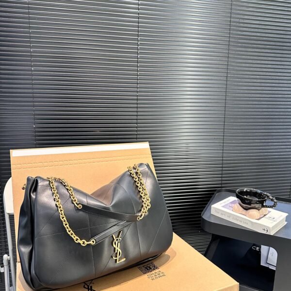 YSL Loulou Chain Large Black Leather - Bag