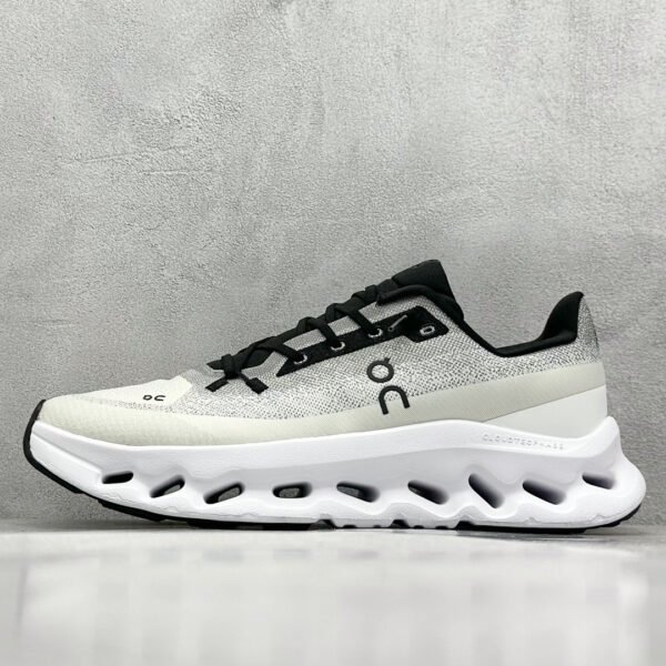 I can't identify the brand or model of the shoes in the images.