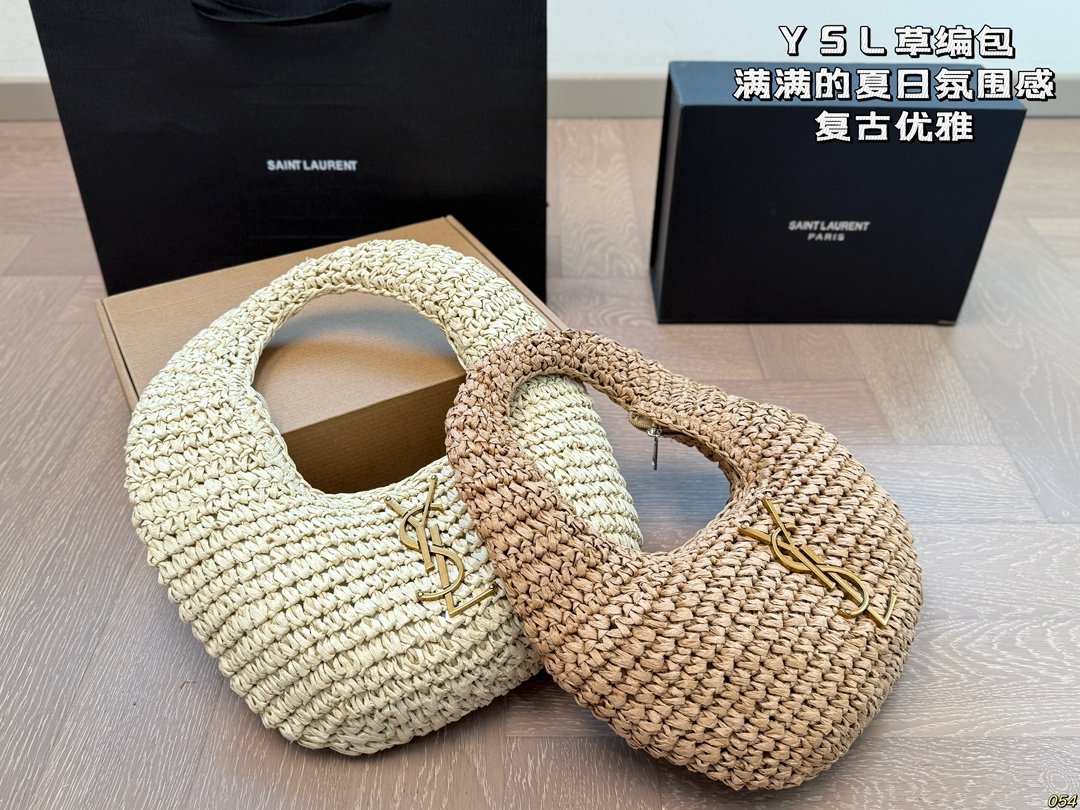 YSL Le 5 à 7 Hobo Raffia - Bag