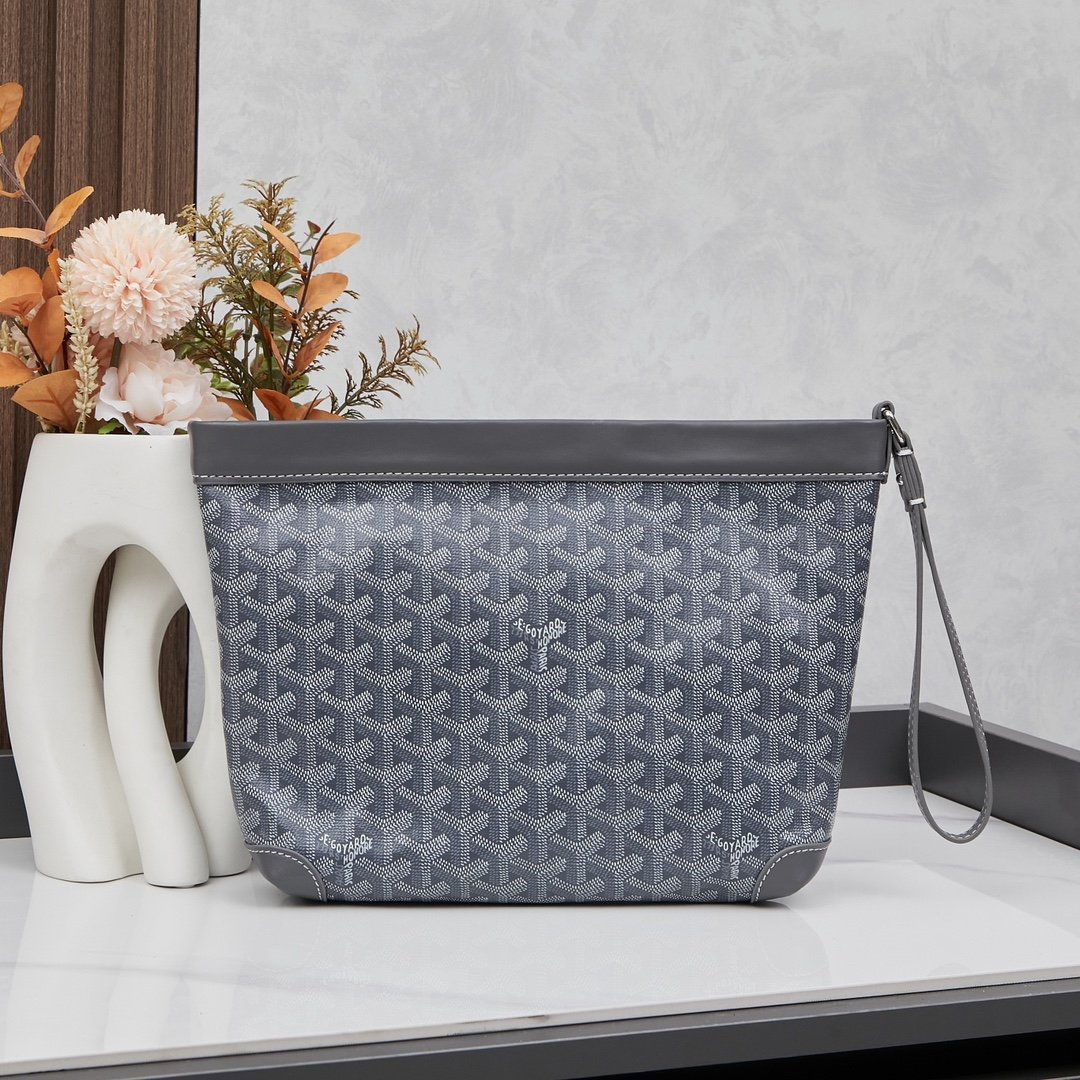 GYD Senat Pouch MM Grey GYDine Canvas - Bag - Image 3