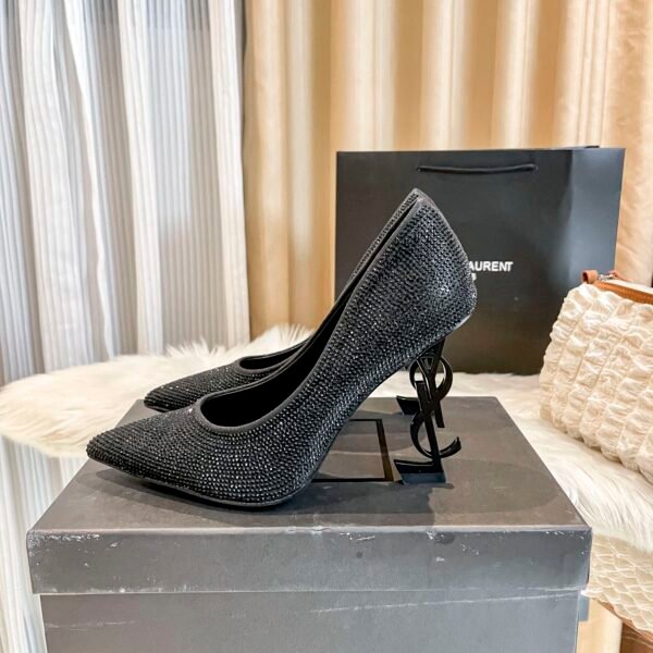 YSL Opyum Pumps Black Crystal - Heels