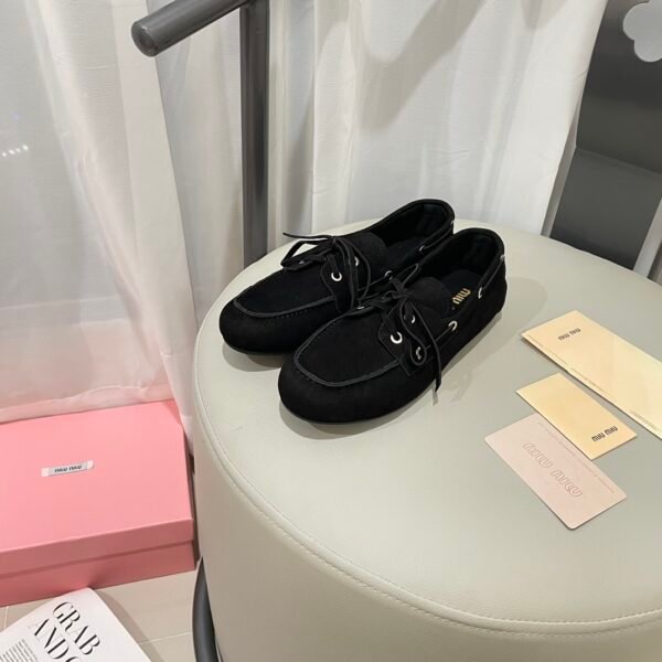MIU Suede Moccasins - Shoes