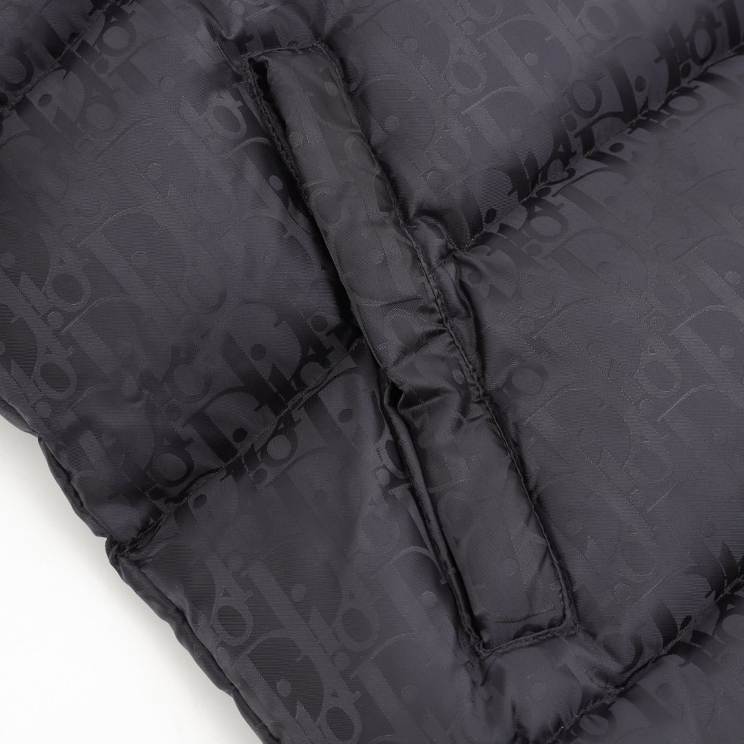CD CD Oblique Puffer Jacket Black - Jacket - Image 5