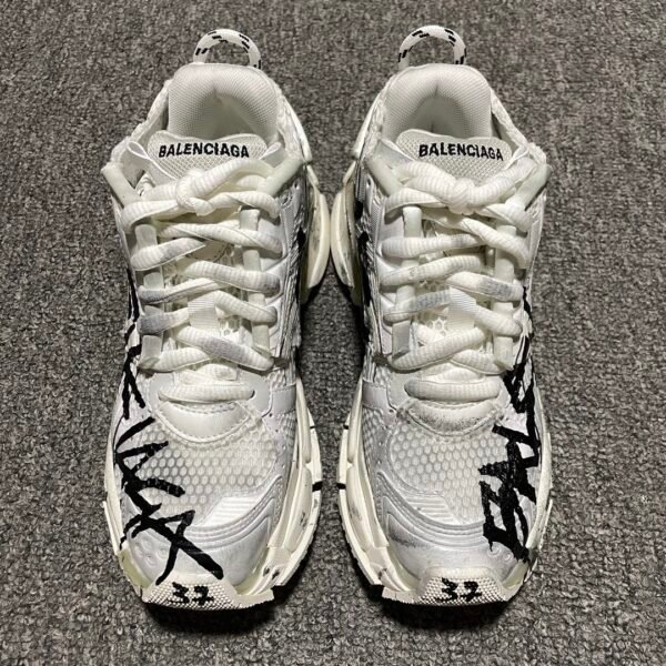 BAL Runner Sneaker White/Black - Sneakers