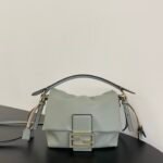 FD Mini Baguette Moss Green Leather – Bag