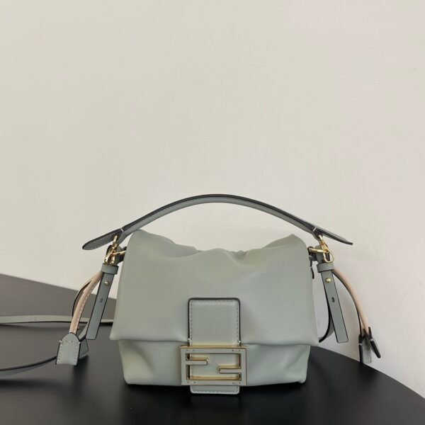 FD Mini Baguette Moss Green Leather - Bag
