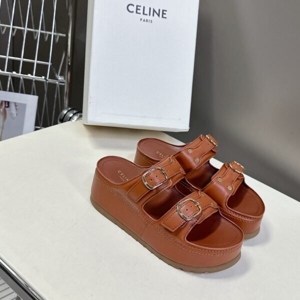 ```CEL Triomphe Buckle Sandals - Sandals```