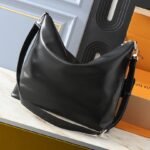 LV Loop Hobo Black Leather – Borsa – Nero