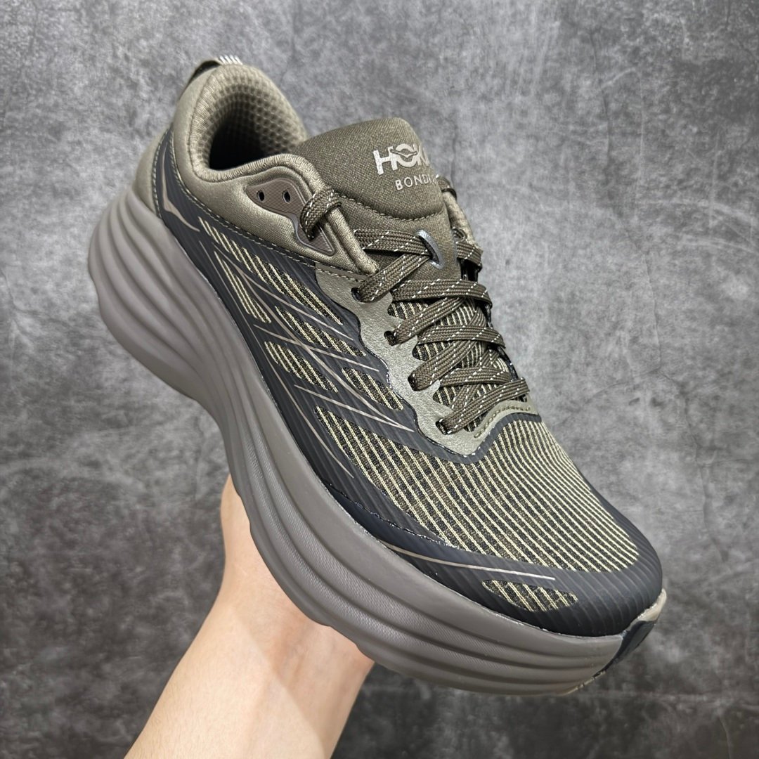 HK Bondi 8 Olive/Black - Sneakers - Image 3