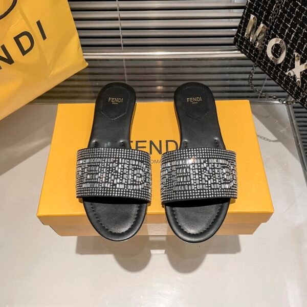 FD Colibri Rhinestone Slides - Slides