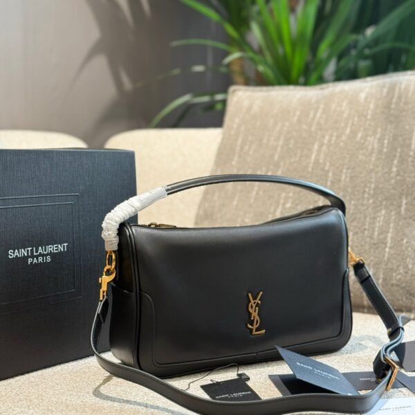 YSL Le 5 à 7 Hobo Black Leather - Bag