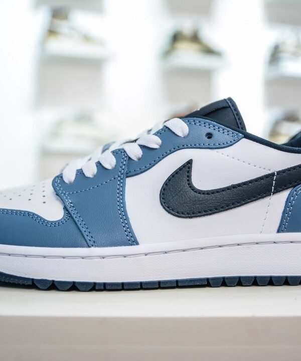 NK Air Jordan 1 Low Golf White/Blue – Sneaker