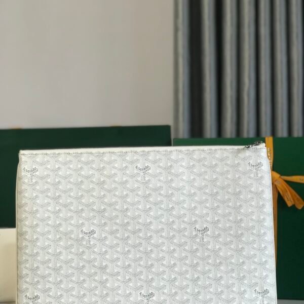 GYD Saint Louis Pouch White GYDine Canvas - Bag