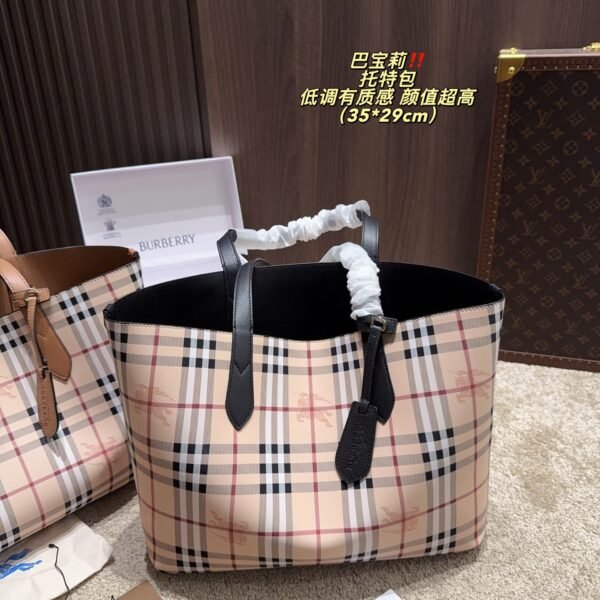BBR Vintage Check Medium Tote - Bag